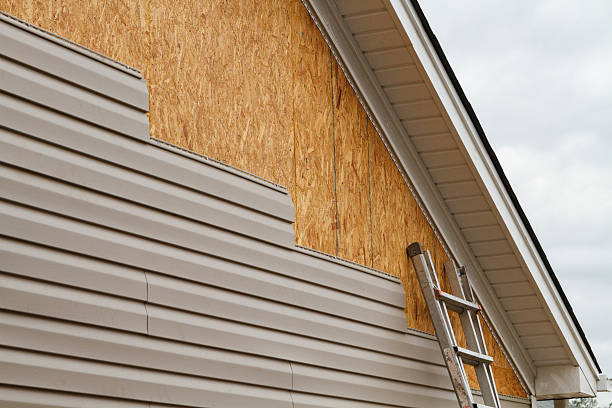 Professional Storm Damage Siding Repair technician working in Middlesex, NJ